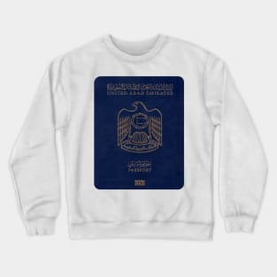 United Arab Emirates Passport Cover Crewneck Sweatshirt